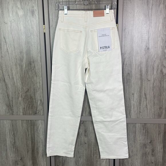 New! Pistola Cassie Crop Super High Rise Straight Crop Women's 25 - Picture 5 of 12